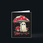 Cottagecore Halloween Shirt Ghost Mushroom Spooky  Card<br><div class="desc">Cottagecore Halloween Shirt Ghost Mushroom Spooky</div>