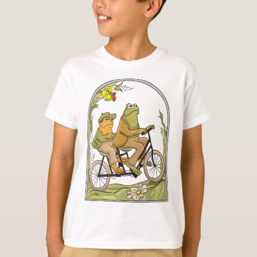 Cottagecore Inspired Goblincore Related Frog on Bi T_Shirt