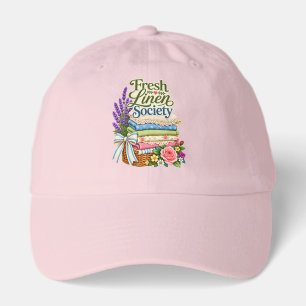 Cottagecore Laundry Lavender Floral Linens Hat