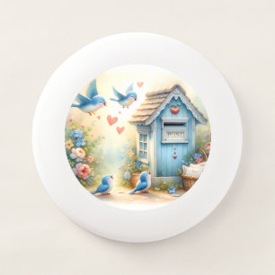 Cottagecore Love Letters Bluebird Mailbox Wham-O Frisbee