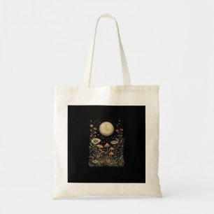 Cottagecore Moon Mushroom Moonphase Goblincore Tote Bag