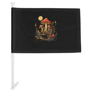 Cottagecore Mushroom Cottagecore Aesthetic Goblinc Car Flag