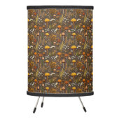 Cottagecore Mushroom Embroidery Tripod Lamp (Left)