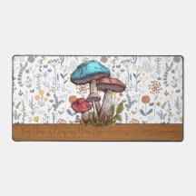 Cottagecore Mushroom Extra Large Deskmat V2