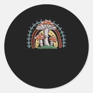 Cottagecore Mushroom Goblincore Mycology Natureco Classic Round Sticker