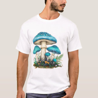 Cottagecore Mushroom House | Whimsical Forest Viny T-Shirt