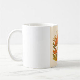 Cottagecore mushroom mug