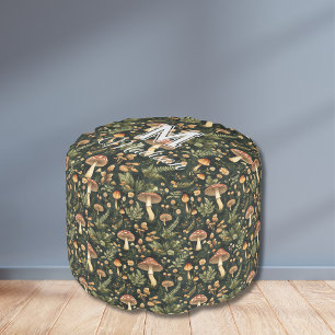 Cottagecore Mushroom Pouf – Whimsical Nature