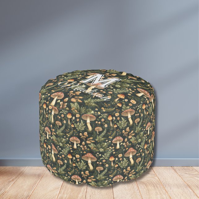 Cottagecore Mushroom Pouf – Whimsical Nature (Creator Uploaded)
