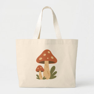 Cottagecore Mushroom Tote Bag – Nature Aesthetic