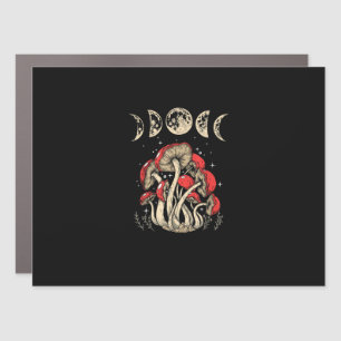 Cottagecore Mushrooms Academia Goblincore Aestheti Car Magnet