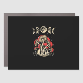 Cottagecore Mushrooms Academia Goblincore Aestheti Car Magnet