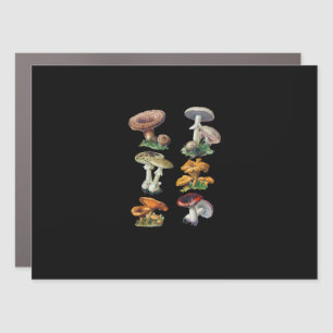 Cottagecore Mushrooms Goblincore Aesthetic Mushroo Car Magnet