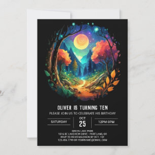 Cottagecore Mystical Brushwood Birthday Invitation