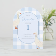Cottagecore Plaid &Duckling Birthday