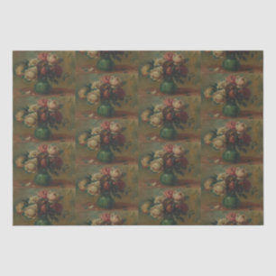 Cottagecore Renoir Floral Vintage Rose Art Tissue Paper
