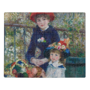 Cottagecore Renoir Sisters Garden Landscape Jigsaw Puzzle