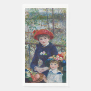 Cottagecore Renoir Sisters Garden Landscape Paper Guest Towels