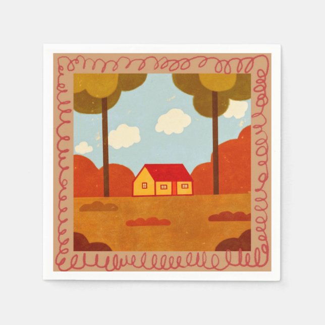 cottagecore summer nappies napkins (Front)