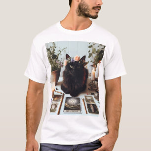Cottagecore Tarot Cat – Mystical Witchy Vibes T-Shirt