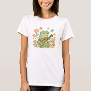 Cottagecore Toad T-Shirt, Frog Mushroom Tee, Vinta T-Shirt