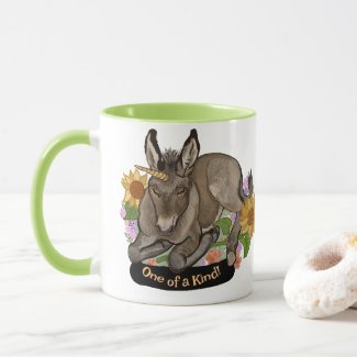 Cottagecore Unicorn Donkey One of a Kind 