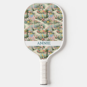 Cottagecore Valley Personalized Pickleball Paddle