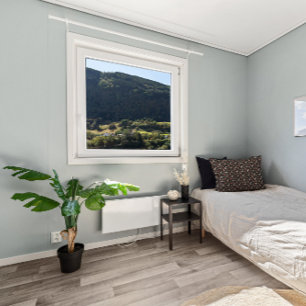 Cottagecore watercolor flowers gray pattern  accent pillow