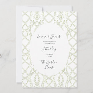 Cottagecore Wedding Invitation | Wildflower Floral