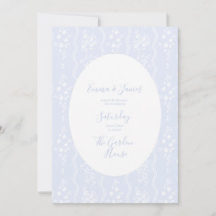 Cottagecore Wedding Invitation Wildflower Floral