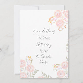 Cottagecore Wedding Invitation | Wildflower Floral