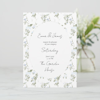 Cottagecore Wedding Invitation | Wildflower Floral