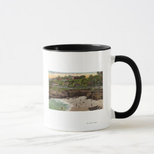 Cottages and Beach at La Jolla Mug