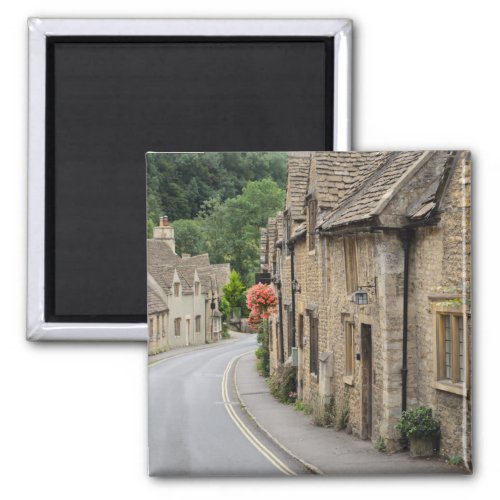 Cottages in Castle Combe UK photo magnet