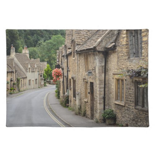 Cottages in Castle Combe UK placemat