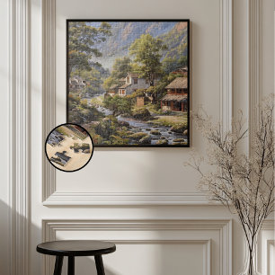 Cottages in the mountains jigsaw puzzle