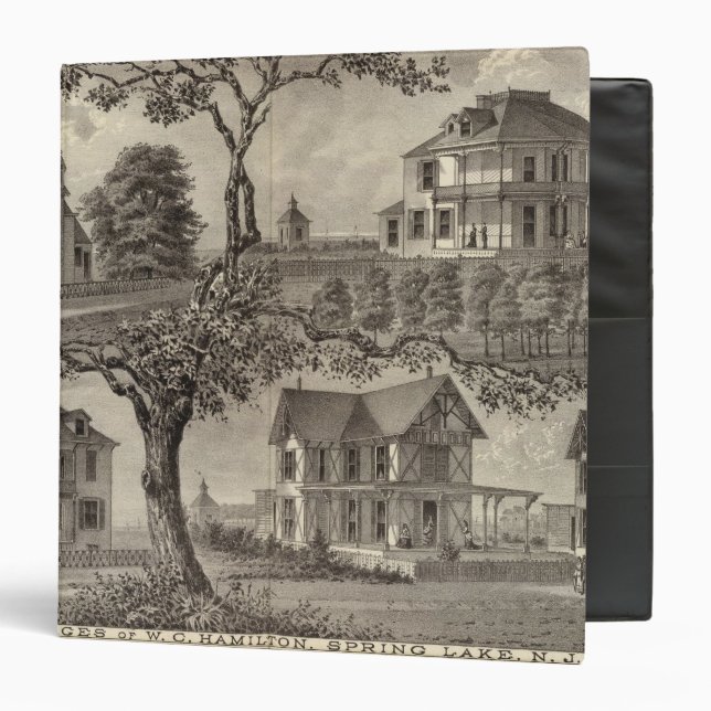 Cottages of WC Hamilton, Spring Lake, NJ Binder (Front/Inside)