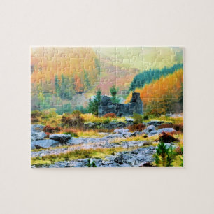 COTTAGES WALES JIGSAW PUZZLE