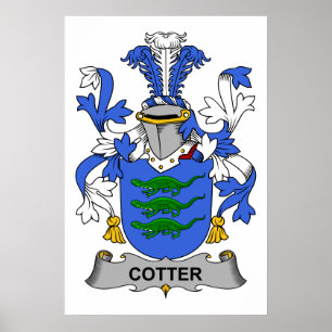 Cotter Family Crest Poster