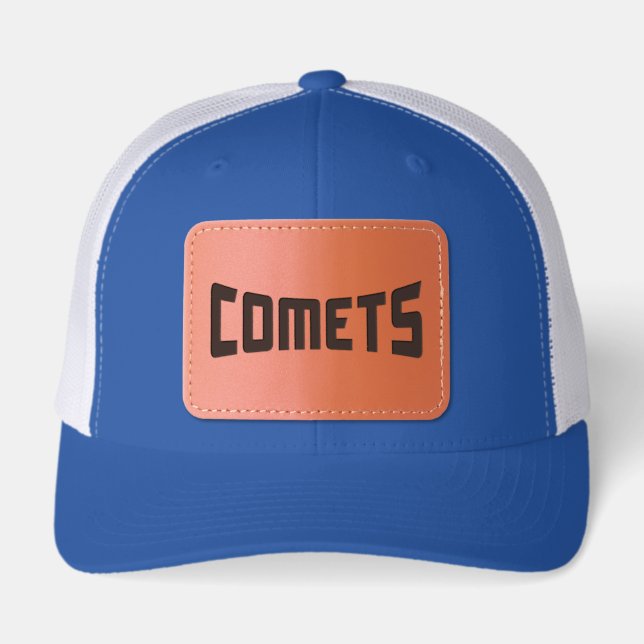 Cottey College Comets Leather Patch Hat (Front)
