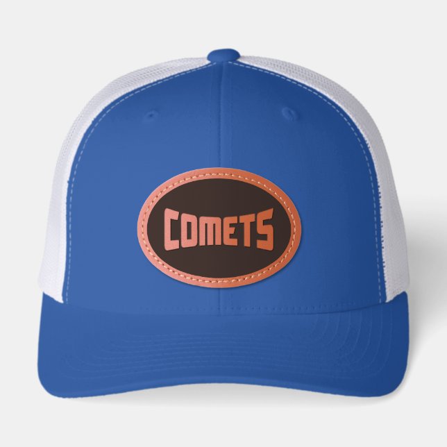 Cottey College Comets Leather Patch Hat (Front)