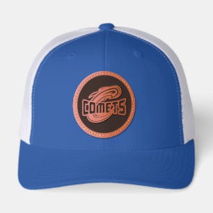 Cottey College Comets Leather Patch Hat