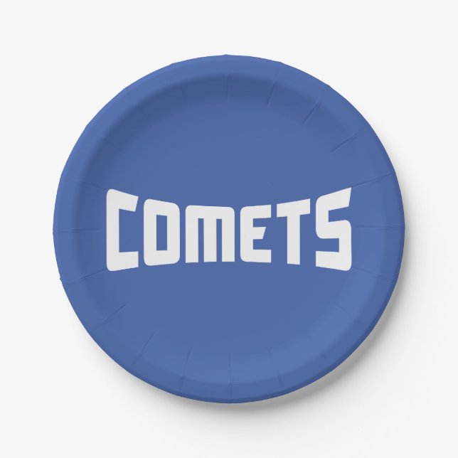 Cottey College Comets Paper Plates (Front)