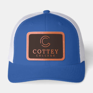 Cottey College Leather Patch Hat