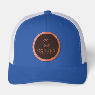 Cottey College Leather Patch Hat