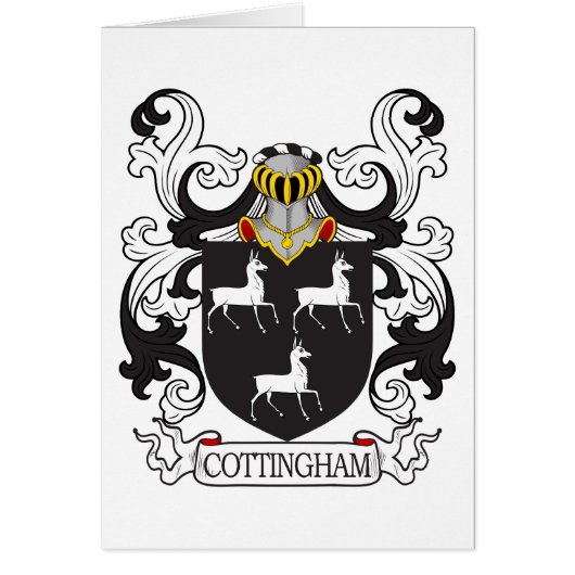 Cottingham Family Crest Cards (Front)