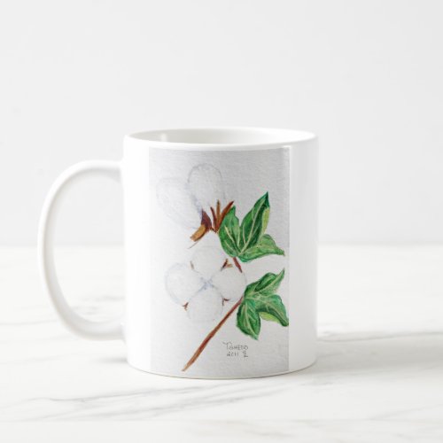 Cotton Boll Botanical Mug