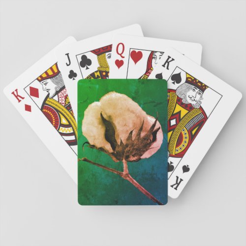 Cotton Boll Playing Cards