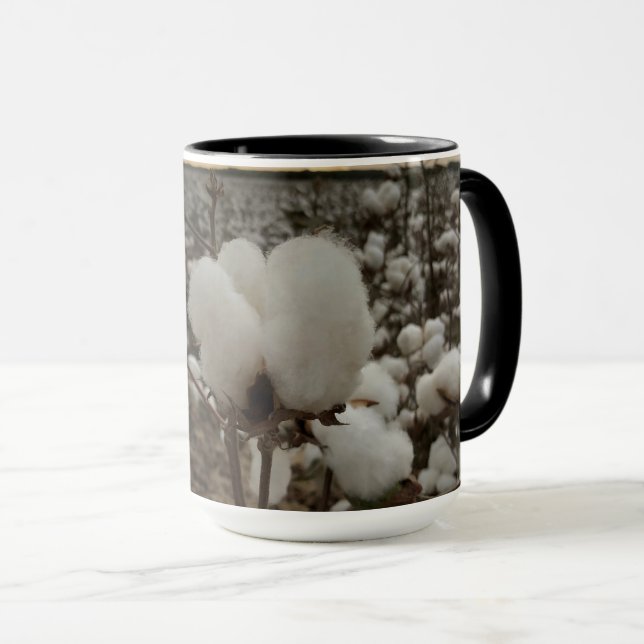Cotton Boll Sunset Mug (Front Right)
