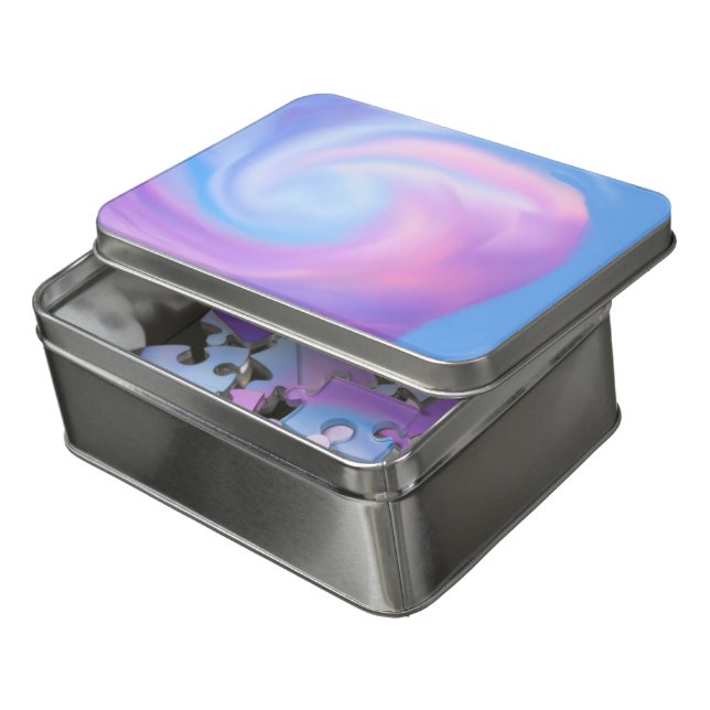 Cotton Candie Skies Jigsaw Puzzle (Lid Open)